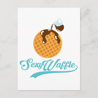 Sexy Waffle Poster Vykort