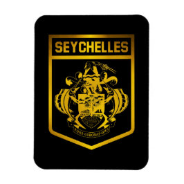 Seychellerna Emblem Magnet