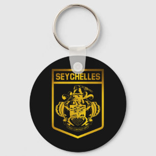 Seychellerna Emblem Nyckelring