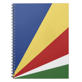 Seychellerna flagga anteckningsbok