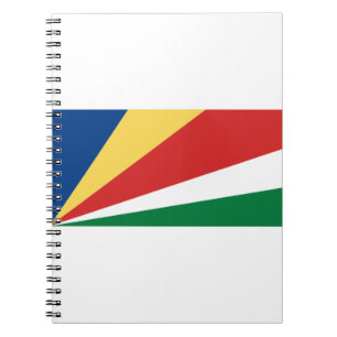 Seychellerna Flagga Anteckningsbok