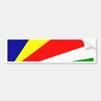 Seychellerna flagga bildekal