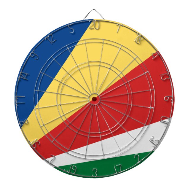 Seychellerna Flagga Darttavla (Framsidan)