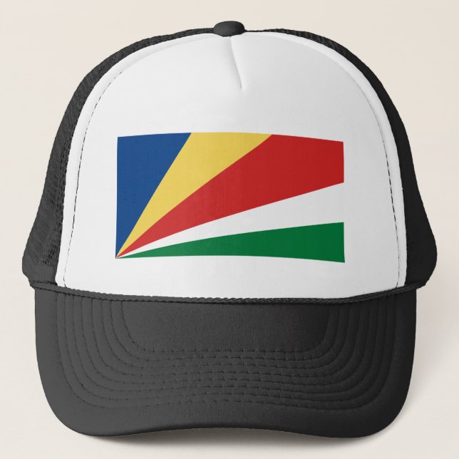 Seychellerna Flagga Keps (Framsida)