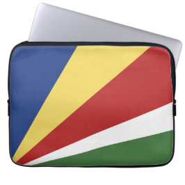 Seychellerna flagga laptop fodral