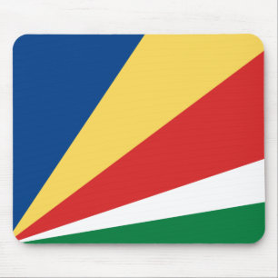 Seychellerna Flagga Musmatta