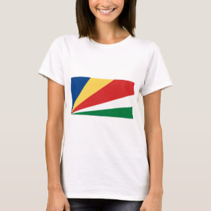 Seychellerna Flagga T Shirt