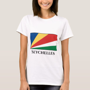 Seychellerna Flagga T Shirt