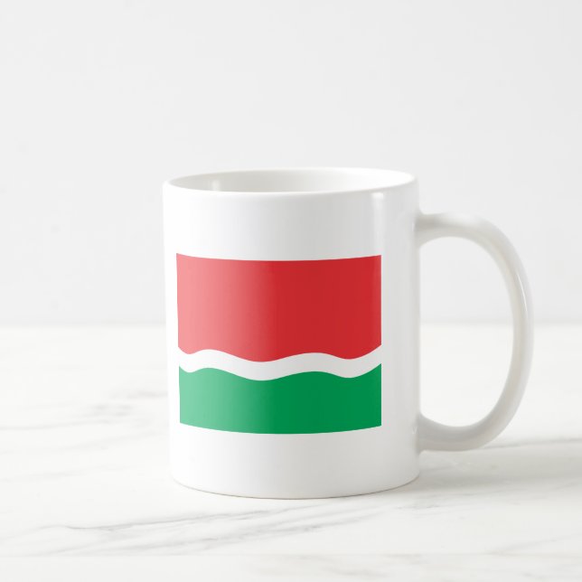 Seychellerna gammal flagga kaffemugg (Höger)