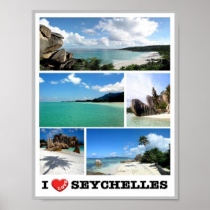 Seychellerna - I Kärlek - Poster