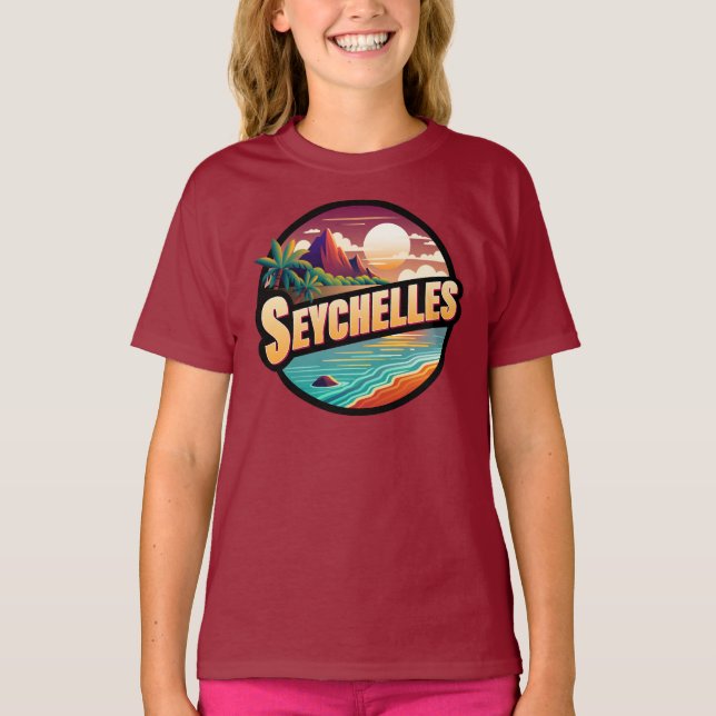 Seychellerna, Indiska oceanen T Shirt (Framsida)