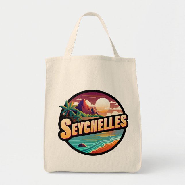 Seychellerna, Indiska oceanen Tygkasse (Framsidan)