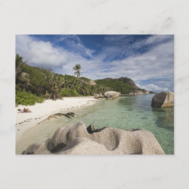 Seychellerna, La Digue Island, L'Union Estate Vykort (Framsida)
