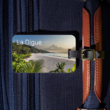 Seychellerna La Digue Sunset Beach Helgdag Souveni