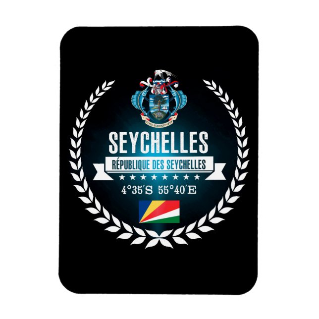 Seychellerna Magnet (Vertikal)