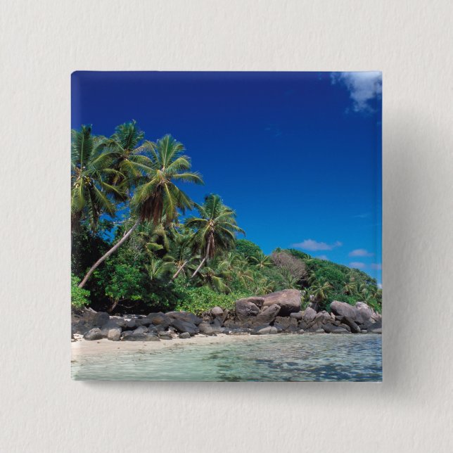 Seychellerna, Mahe Island, Anse Royale Beach. 2 Knapp (Framsida)