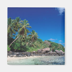 Seychellerna, Mahe Island, Anse Royale Beach. 2 Magnet