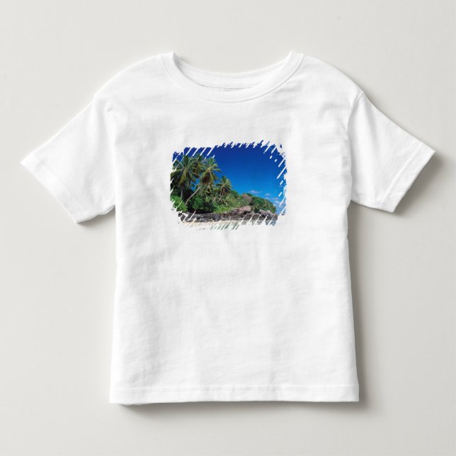 Seychellerna, Mahe Island, Anse Royale Beach.2 T-shirt (Framsida)
