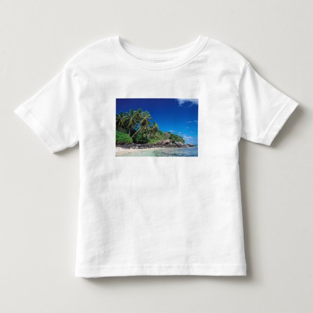 Seychellerna, Mahe Island, Anse Royale Beach. 2 Tee Shirt (Framsida)