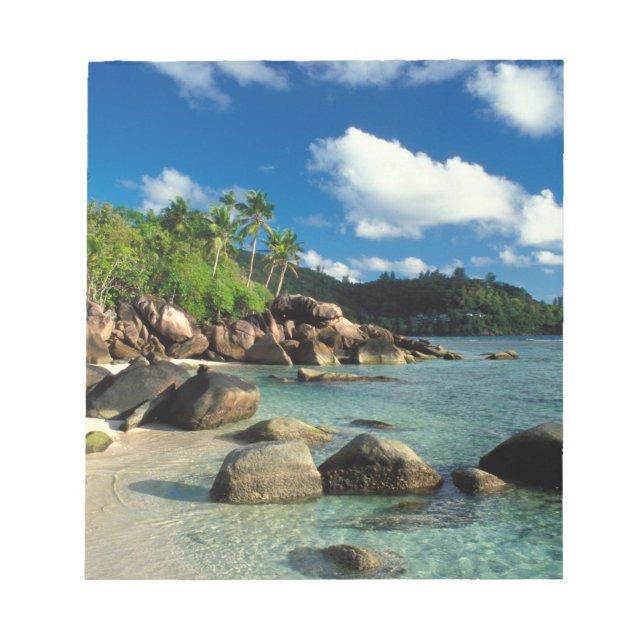 Seychellerna, Mahe Island, Anse Royale Beach. 3 Anteckningsblock (Framsida)