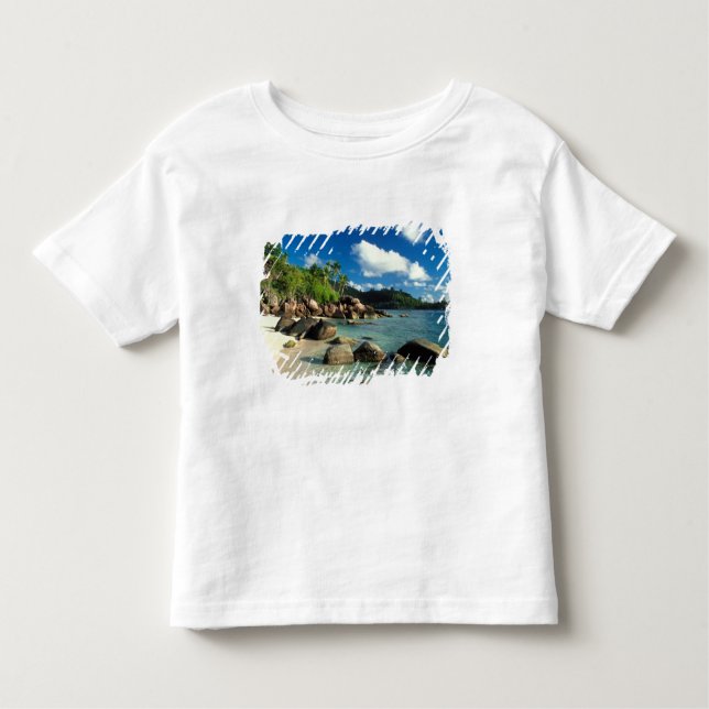 Seychellerna, Mahe Island, Anse Royale Beach.3 T-shirt (Framsida)