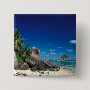 Seychellerna, Mahe Island, Anse Royale Beach. Knapp