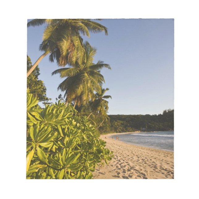 Seychellerna, Mahe Island, Anse Takamaka strand, Anteckningsblock (Framsida)