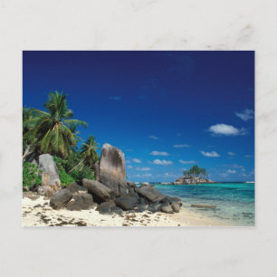 Seychellerna, Mahe-ön, Anse Royale-stranden. Vykort