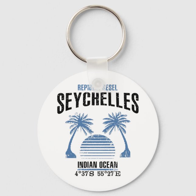Seychellerna Nyckelring (Framsida)