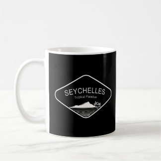 Seychellerna Paradise Travel Island Vacation Beach Kaffemugg