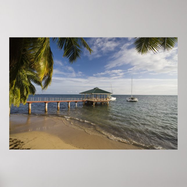 Seychellerna, Praslin Island, Anse Bois de Rose, Poster (Framsidan)