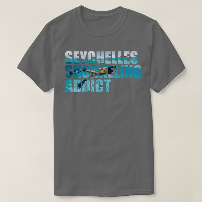 Seychellerna Snorkeling Photo Woman T Shirt (Design framsida)