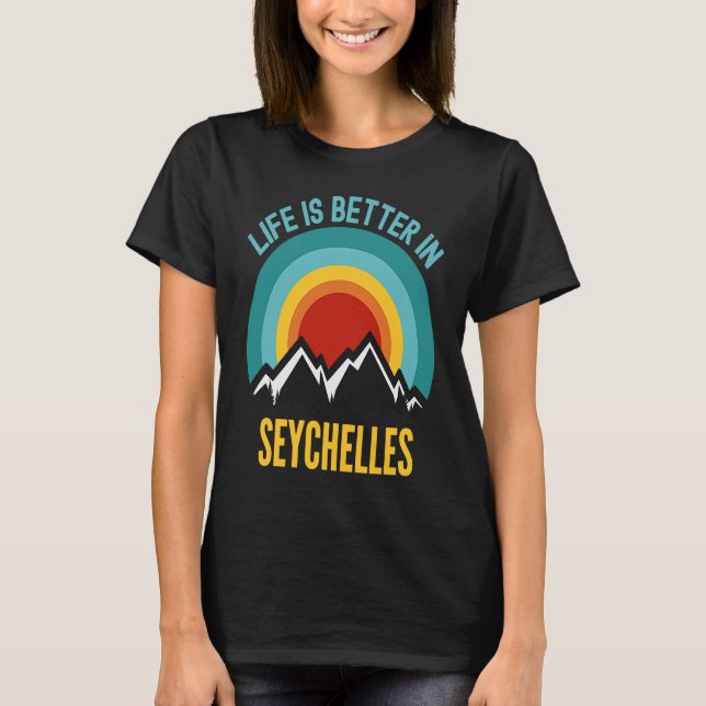 Seychellerna T Shirt (Framsida)