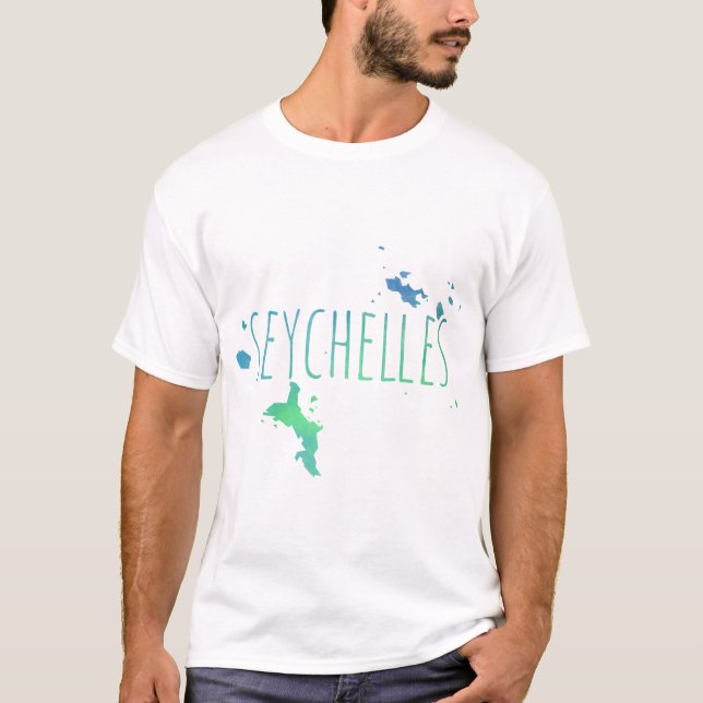 Seychellerna T Shirt (Framsida)