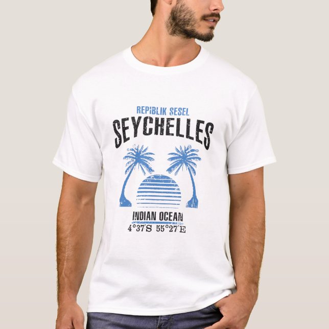 Seychellerna Tee Shirt (Framsida)