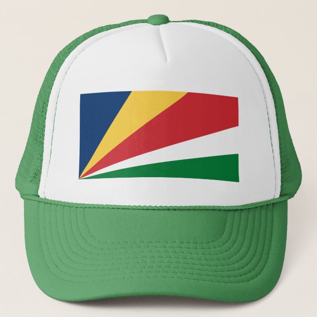 Seychellernas flagga keps (Framsida)