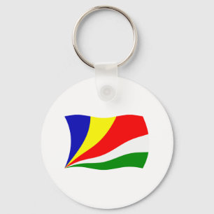 Seychellernas Flagga Keychain Nyckelring