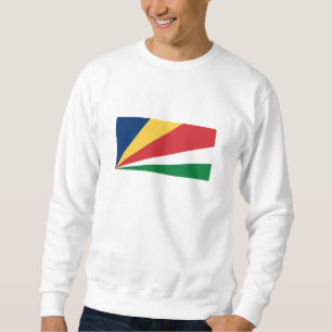 Seychellernas flagga lång ärmad tröja