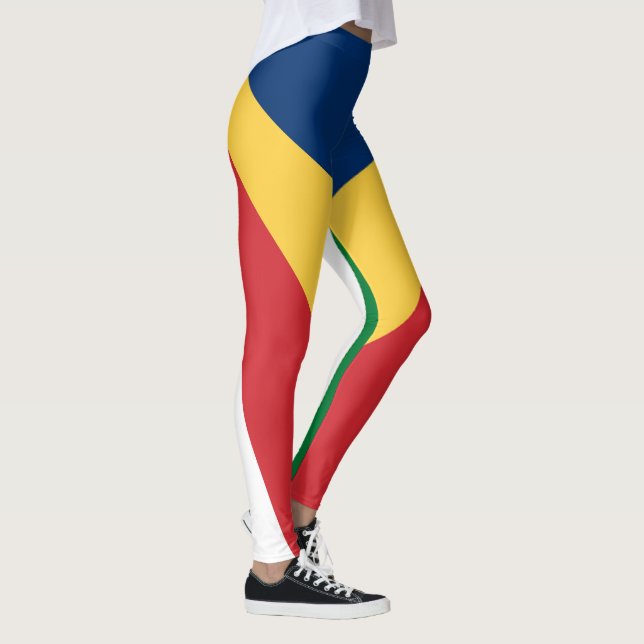 Seychellernas flagga leggings (Höger)