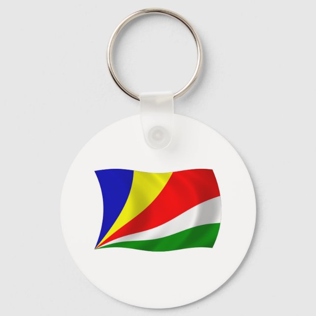Seychellernas flagga nyckelring (Framsida)