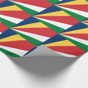 Seychellernas flagga presentpapper