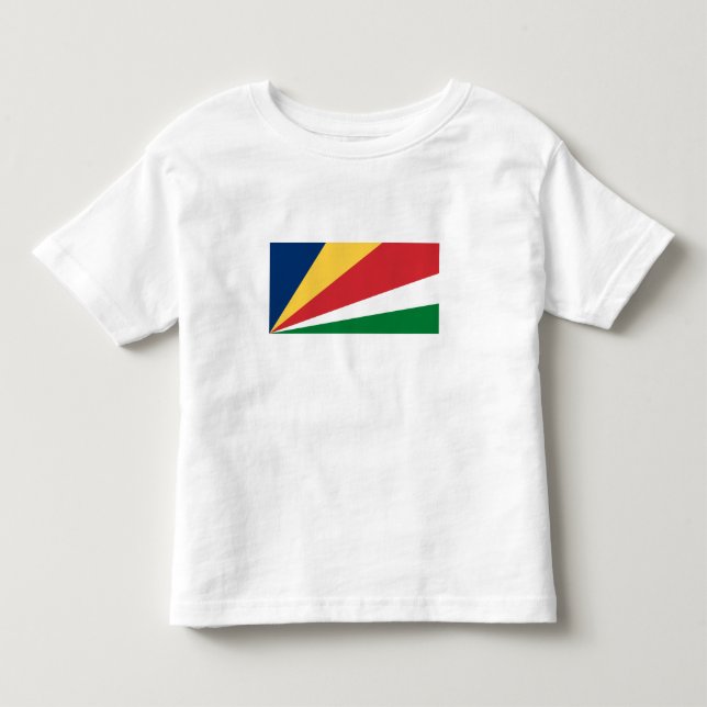 Seychellernas flagga t shirt (Framsida)