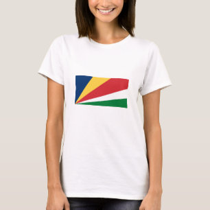 Seychellernas flagga t shirt