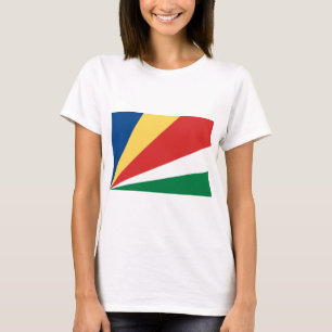 Seychellernas flagga t shirt
