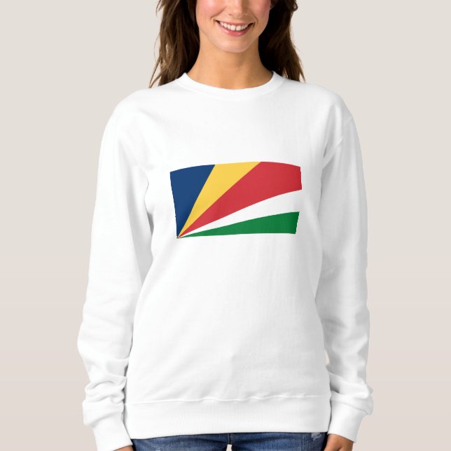Seychellernas flagga t shirt (Framsida)