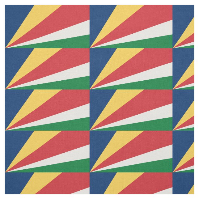 Seychellernas flagga tyg (Provkarta)