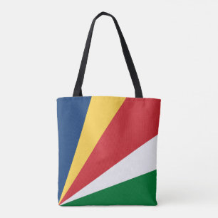 Seychellernas flagga tygkasse