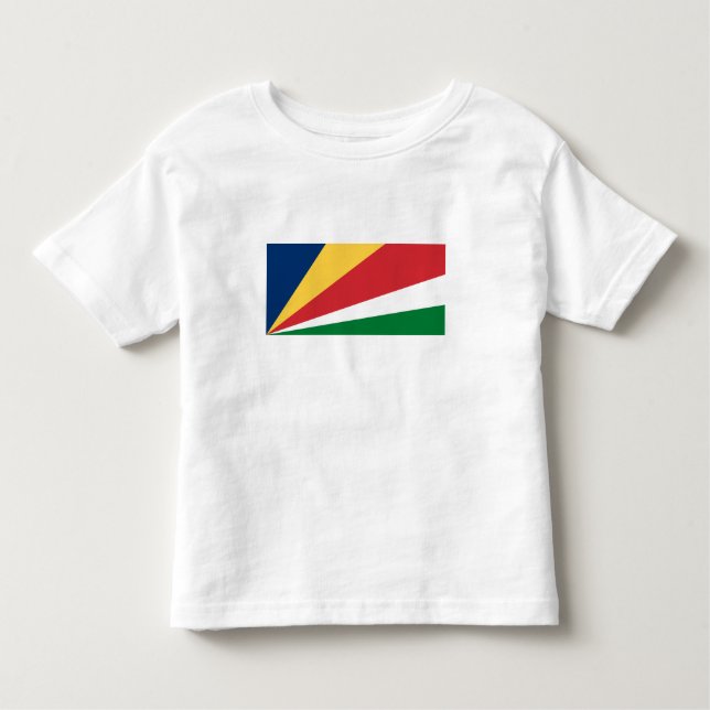 Seychelles Flag T Shirt (Framsida)