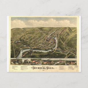 Seymour Connecticut 1879 Vykort