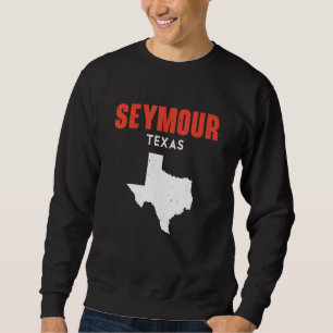 Seymour Texas USA Delstat Amerika Resa Texas Lång Ärmad Tröja